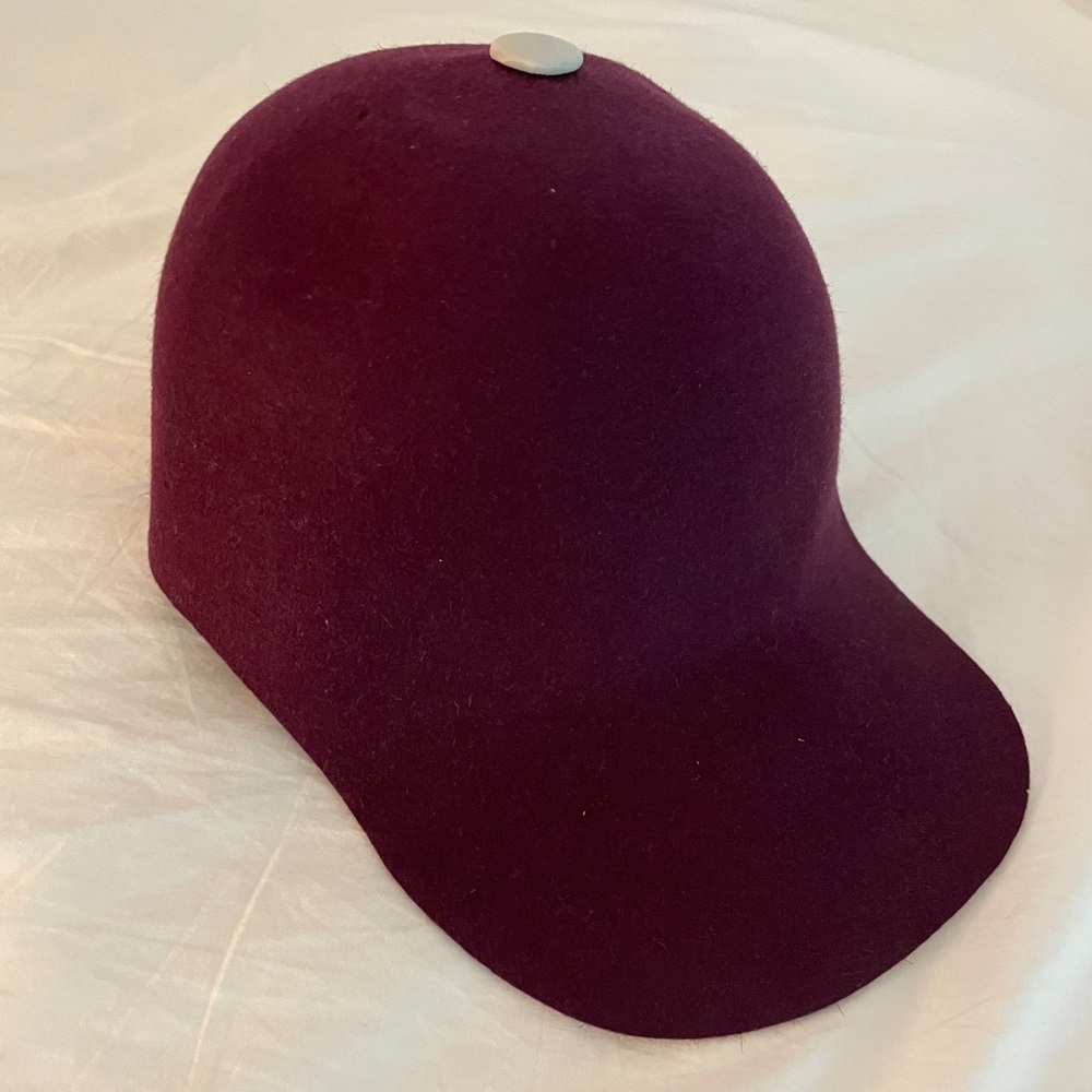 Purple Lanvin wool felt hat